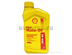 Масло моторное SHELL Motor Oil 10W40 полусинтетическое 1 л 550051069