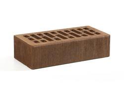 Кирпич облицовочный терракотовый бархат 250х120х65мм М150 кг/см2 Воротынский КЗ