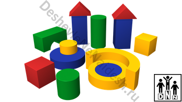 Мягкий конструктор «Избушка»