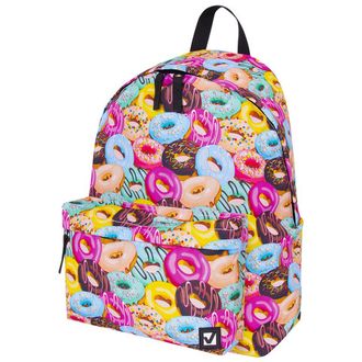 Рюкзак BRAUBERG, универсальный, сити-формат, "Donuts", 20 литров, 41х32х14 см, 228862