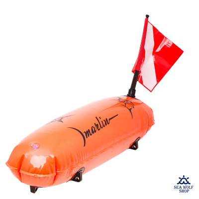 Буй овальный Marlin TORPEDO ПВХ orange