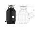 ИЗМЕЛЬЧИТЕЛЬ ПИЩЕВЫХ ОТХОДОВ BONE CRUSHER BC 910