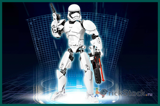 # 75114 Сборная Фигура «Штурмовик Первого Ордена» / “First Order Stormtrooper” Buildable Action Figure