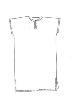 Туника банщика из крапивы "Дар Заботы" с вышивкой