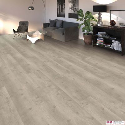 Ламинат Haro Tritty 100 Gran Via Дуб Бергамо Серебряно-Серый 541513 32 класс толщина 8 мм с фаской 2.68 м2