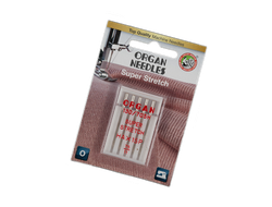 Иглы для бытовых швейных машин "ORGAN" супер стрейч  5шт. в пенале №75