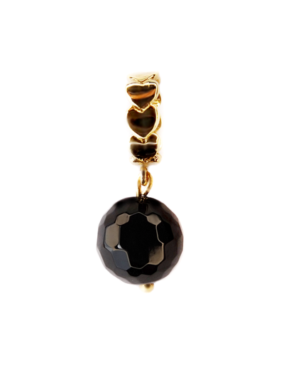 Подвеска Шар граненый Агат МОХНАТЫЙ ШМЕЛЬ Collection