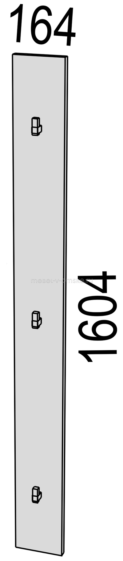 Вешалка ВШ09 (Ясень Шимо темный)