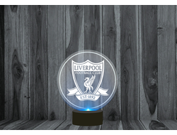 Светильник 3D, ночник Ливерпуль, Liverpool FC №2