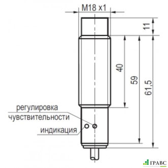 Емкостный датчик CSN E41B5-31P-10-LZ