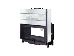 Каминная топка Вега 1000 TB туннельная черный шамот, Экокамин (Россия)