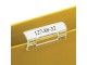 Подвесные папки А4/Foolscap (406х245 мм), до 80 листов, КОМПЛЕКТ 10 шт., желтые, картон, BRAUBERG (Италия), 231794