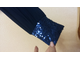 Вечернее платье макси с пайетками 1517502 синий