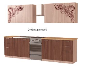 Набор мебели для кухни &quot;Элегия-3&quot; (2400)