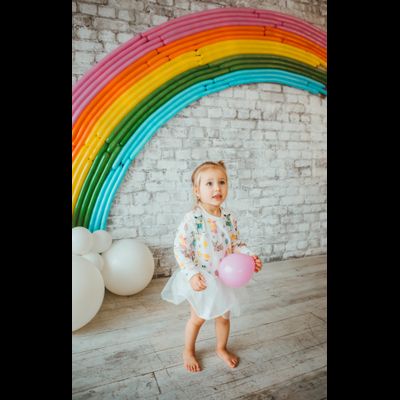 Оформление детского дня рождения в стиле "Радуга" "№ 1463