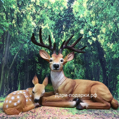 Олененок  14*21см   0,7кг    полистоун Россия 947/012460