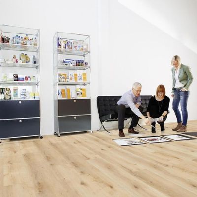 Виниловый пол Wineo 400 Wood XL Luck Oak Sandy DLC0127 на замке