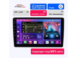 Магнитола FarCar BM856 10 дюймов 4/32 gb БЕЗ ПЕРЕХОДНОЙ РАМКИ! Android 13, 8-ядерный процессор, QLED экран, DSP, 4G модем, чип-усилитель EN7388, радиочип SI4755