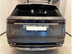 Защита заднего бампера двойная Папа Тюнинг d60/42 для JAECOO J8 2024-