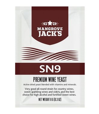 Дрожжи винные "Mangrove Jacks" SN9, 8 гр.