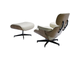 EAMES LOUNGE CHAIR и оттоманка EAMES LOUNGE CHAIR бежевые