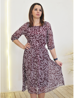 Платье: 548-0225 бордо