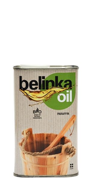 BELINKA МАСЛА ДЛЯ ДРЕВЕСИНЫ БЕСЦВЕТНЫЕ - BELINKA  Sauna- PARAFFIN 0,5л