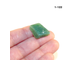 Авантюрин натуральный (галтовка) зеленый №1-122: 4,5г - 21*14*9мм