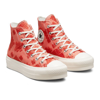 КЕДЫ CONVERSE CHUCK TAYLOR LIFT FESTIVAL BRODERIE на платформе