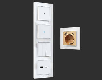 Рамки Белое стекло закаленное, коллекция PLATOS_2