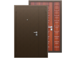 Стальная дверь Двустворчатая NEW орех итальянский 1200 мм, 1250 мм