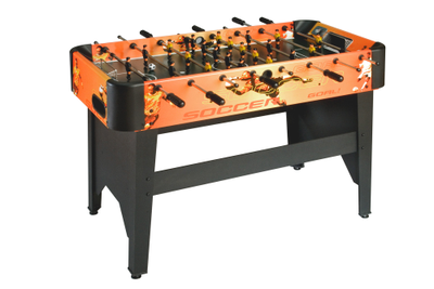 Настольный футбол (кикер) «Amsterdam» (120х61х84, оранжево-черный)