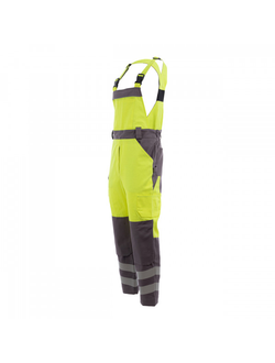 Мультизащитный полукомбинезон Brodeks MS48-61, желтый/серый