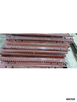 Гребенка 152.03.03.230/142.03.33.413/3518050-141032 толщина 5 мм, D=10 мм, длина 525 мм