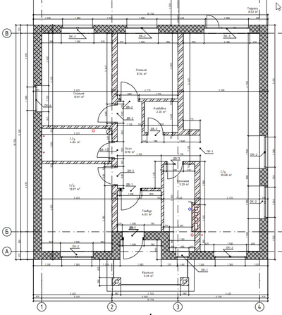 Одноэтажный дом с двумя спальнями 91.16 м² (S37)