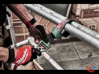 Перчатки защитные с кожаными вставками Milwaukee