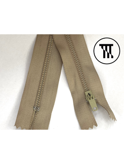 Молния усиленная неразьемная, цв. Бежевый