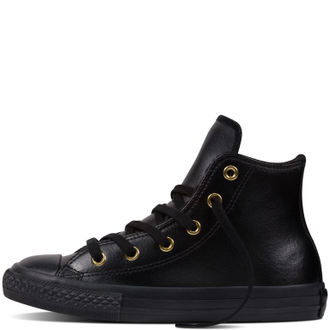 Зимние кеды Converse черные с мехом