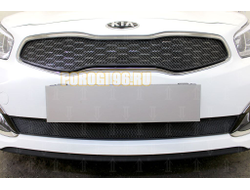 Защита радиатора KIA Ceed II 2015-2018 black верх (Luxe, Prestige, Premium)