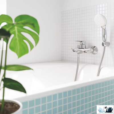 Смеситель для ванны Grohe BauEdge 23604001, без душевого гарнитура