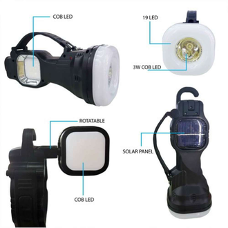 Многофункциональный фонарик с солнечной батареей multi function working lamp YD-105A ОПТОМ
