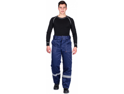 Брюки зимние Экспертный-Люкс (Смесовая, 210), темно-синий