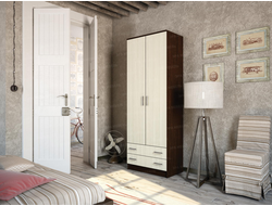 ЛДСП Шкаф ДУЭТ Дуб Венге-Сосна Лоредо