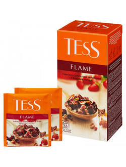 Чай Tess Flame фруктовый 25 пакетиков