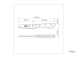 Tramontina Prochef нож овощной  - 7,5 см. 24150/003