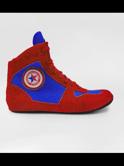 Борцовки для самбо ВФС BRAVEGARD Ascend красно-синие