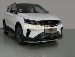 Защита передняя нижняя 42,4 мм ТСС для Geely Coolray 2020-2024