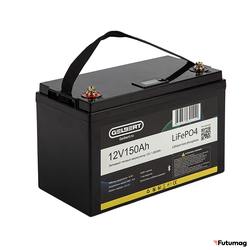 Литиевый тяговый аккумулятор Gelbert LiFePO4 (12V/150Ah/150А/1,800Wh) [6-EVF-150] Bluetooth