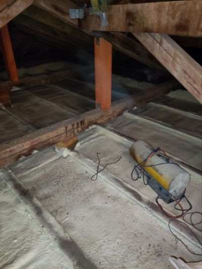 Утепление чердачного перекрытия пенополиуретаном