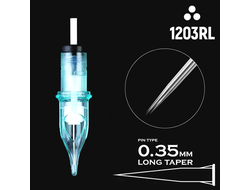 3 RLLT / 0,35mm - Round Liner Long Taper "Aurora Gen 2"